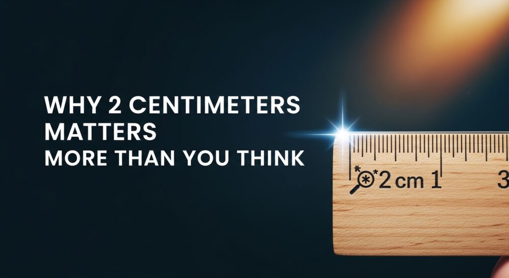  2 Centimeters Matters