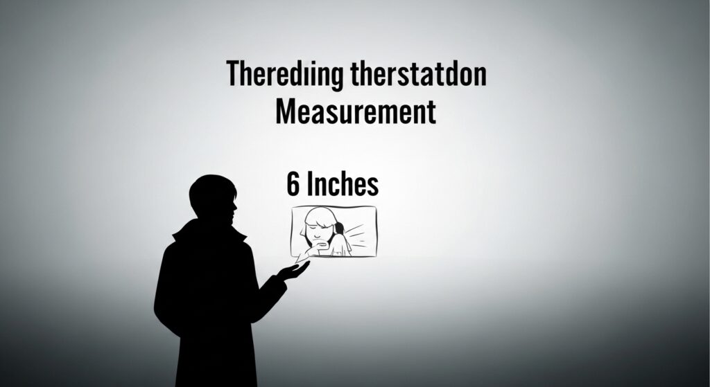 6 Inches Measurement in a strangely human way