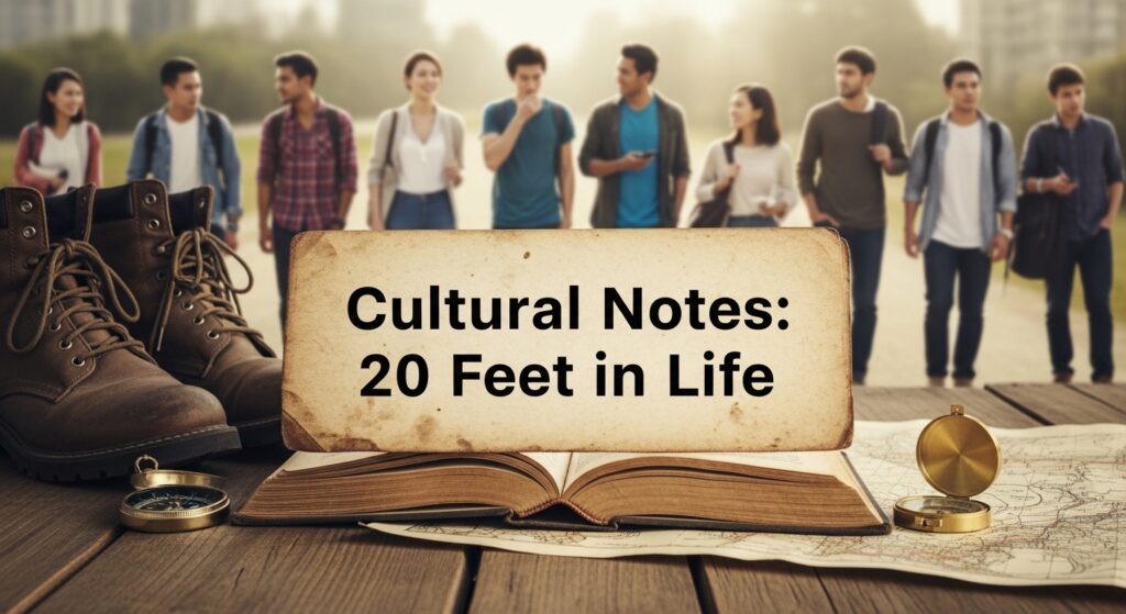 Cultural Notes: 20 Feet in Life