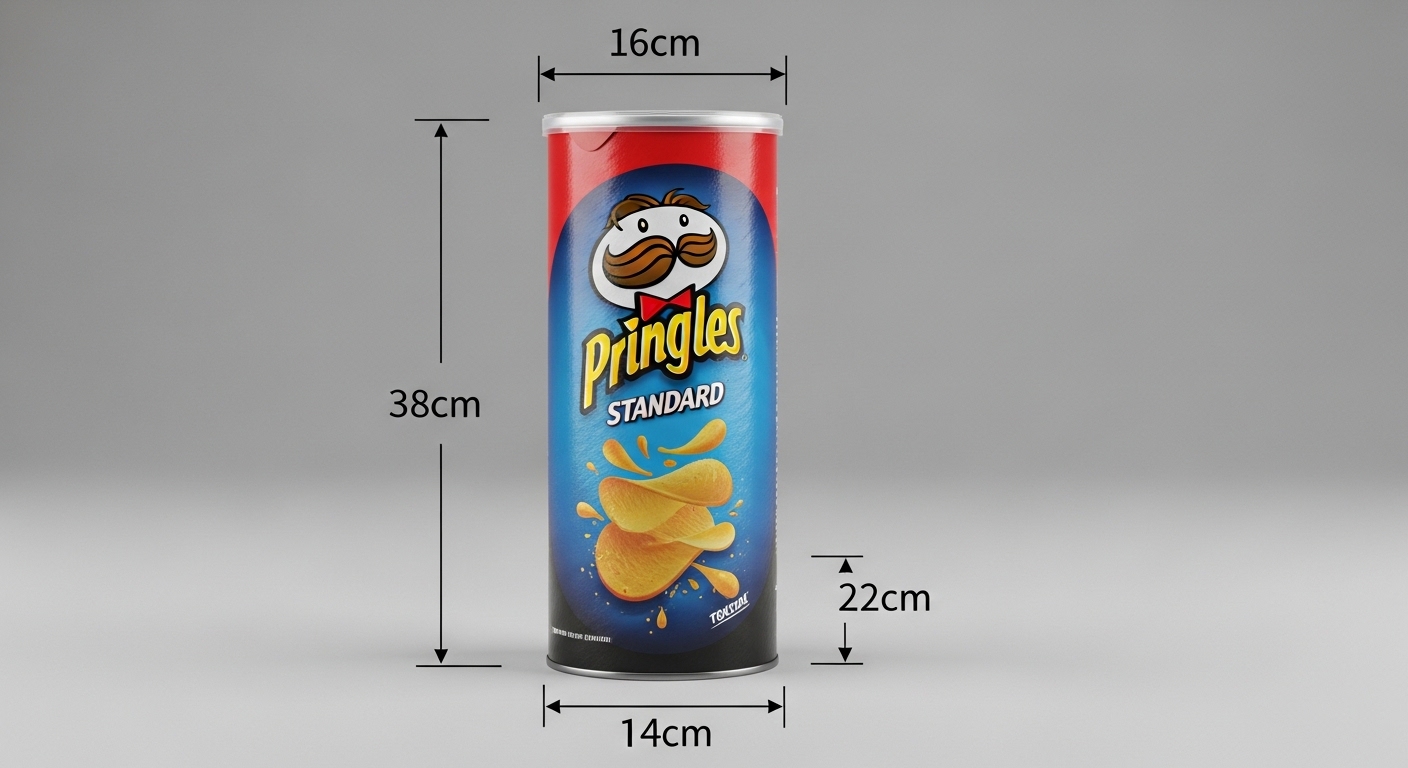 Pringles Dimensions