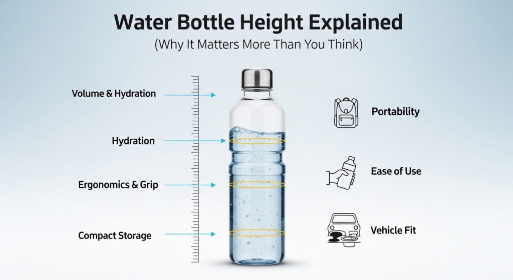 Water Bottle Height Explained