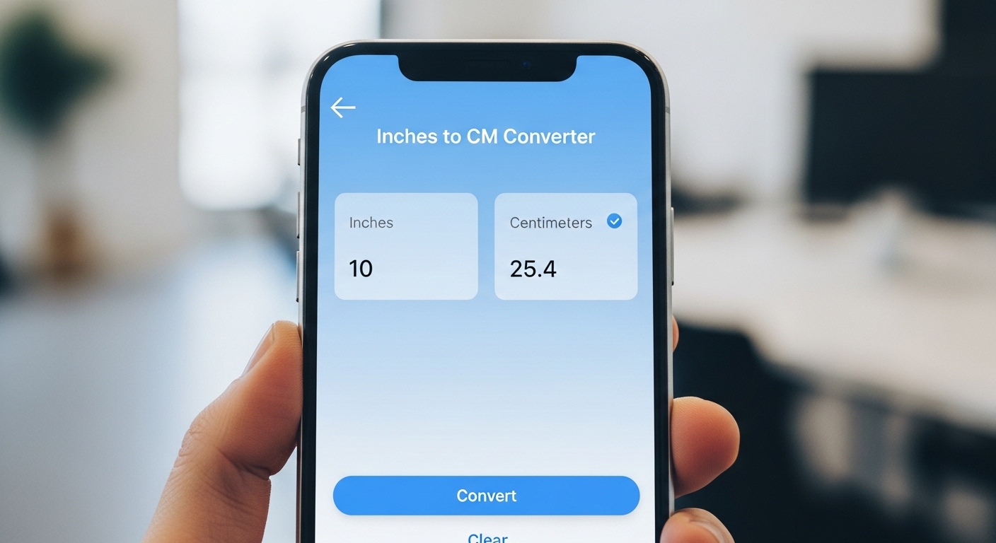 Inches to CM Converter
