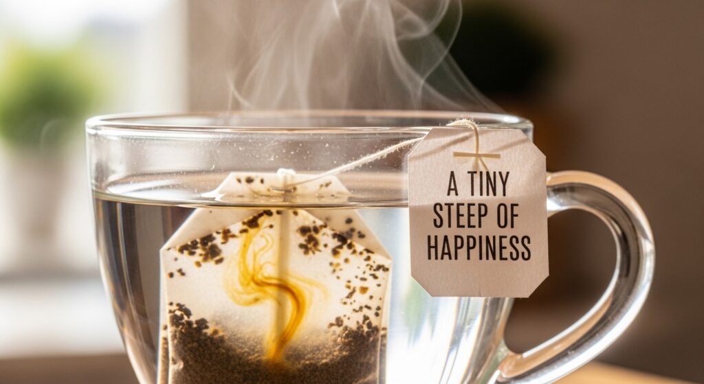 Tea Bag A Tiny Steep of Happiness