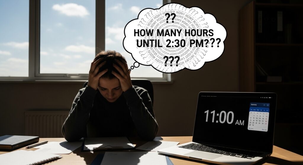 How many hours until 2:30 PM?