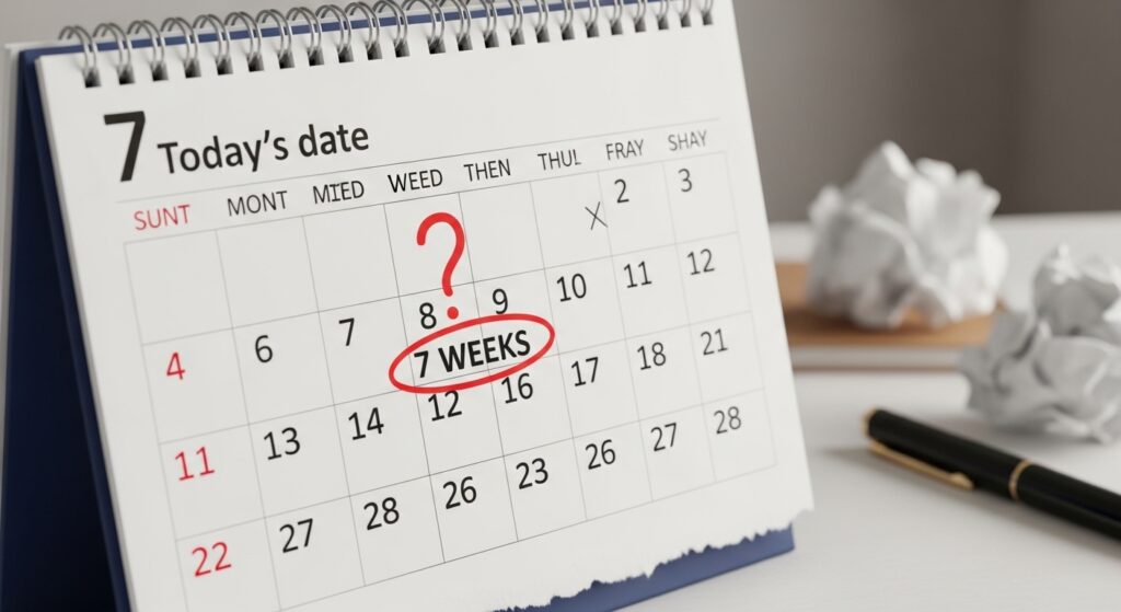 7 Weeks From Today?