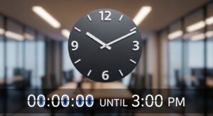 How long until 3:00 PM?