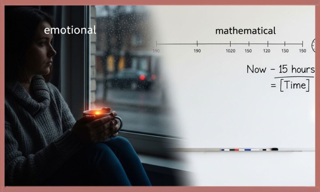 15 hours ago” feels more emotional