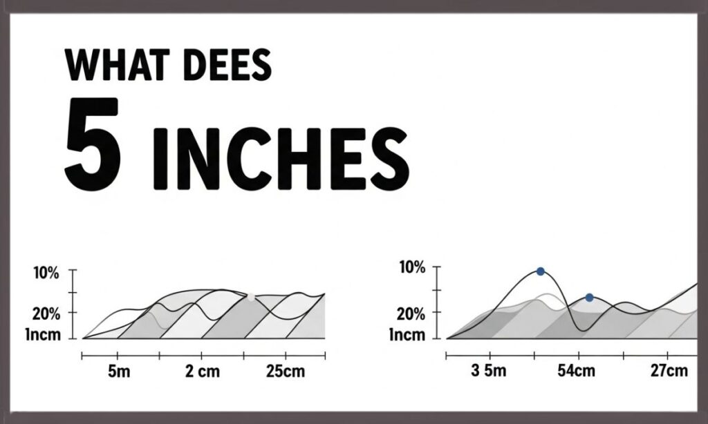 5 Inches Look Like Visually